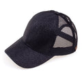 C.C Glitter Ponytail Baseball Cap