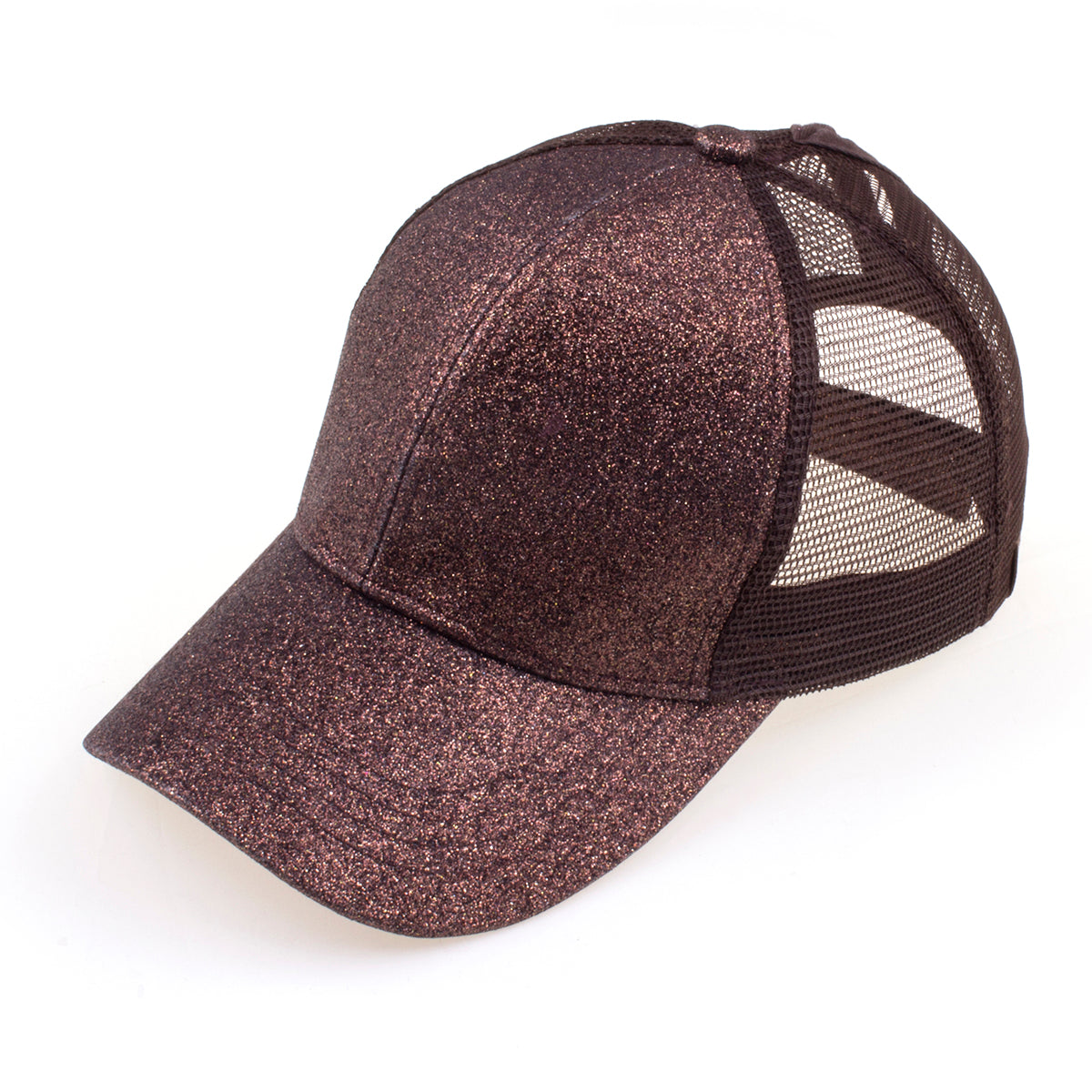 C.C Glitter Ponytail Baseball Cap