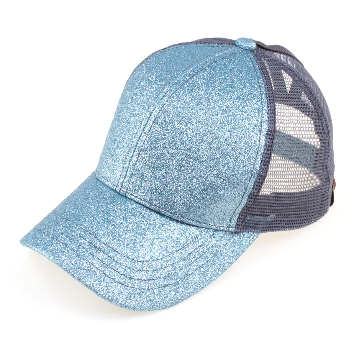 C.C Glitter Ponytail Baseball Cap