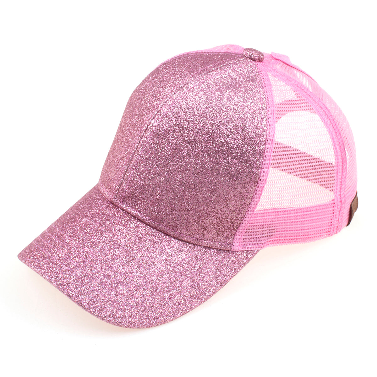 C.C Glitter Ponytail Baseball Cap