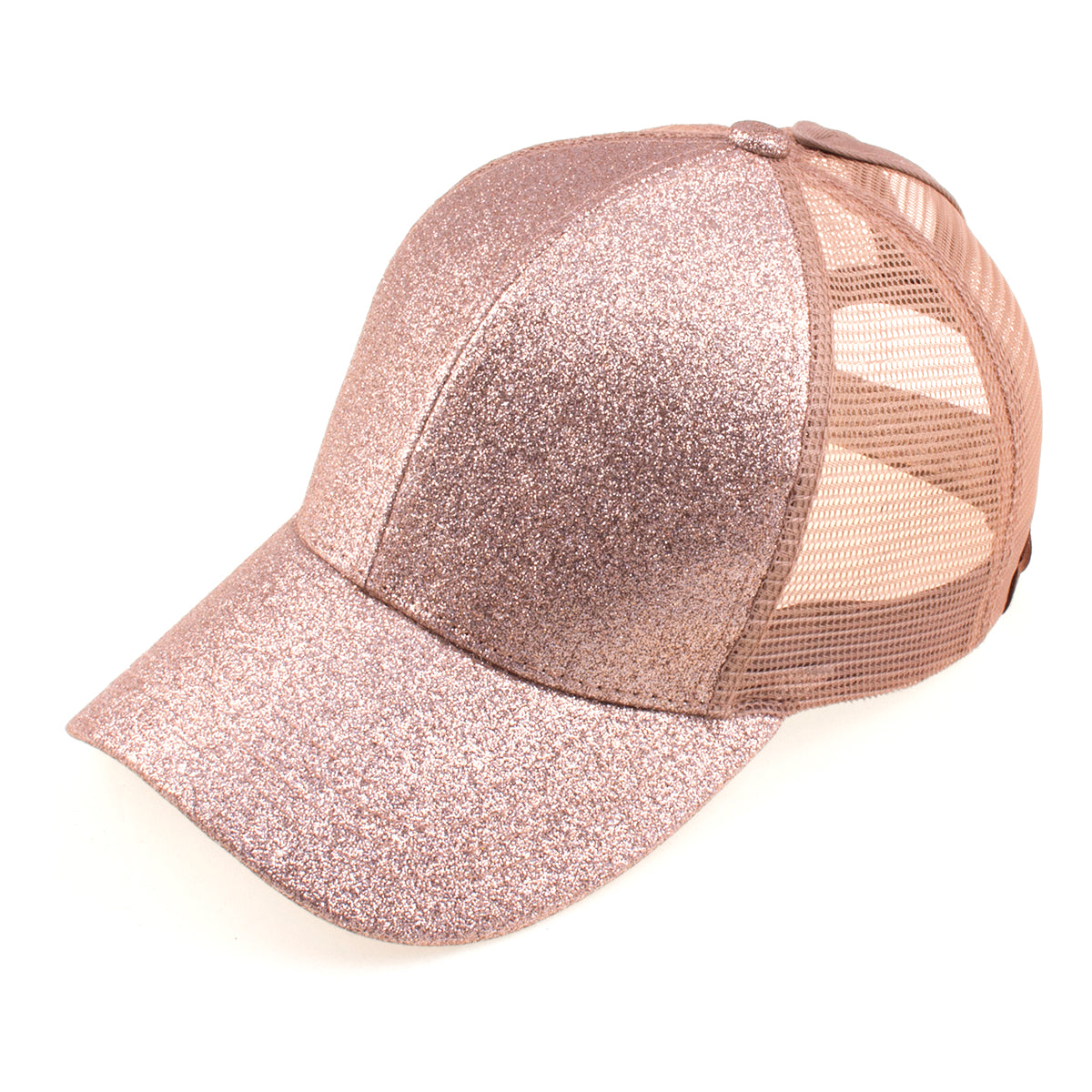C.C Glitter Ponytail Baseball Cap