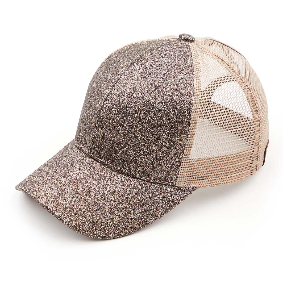 C.C Glitter Ponytail Baseball Cap