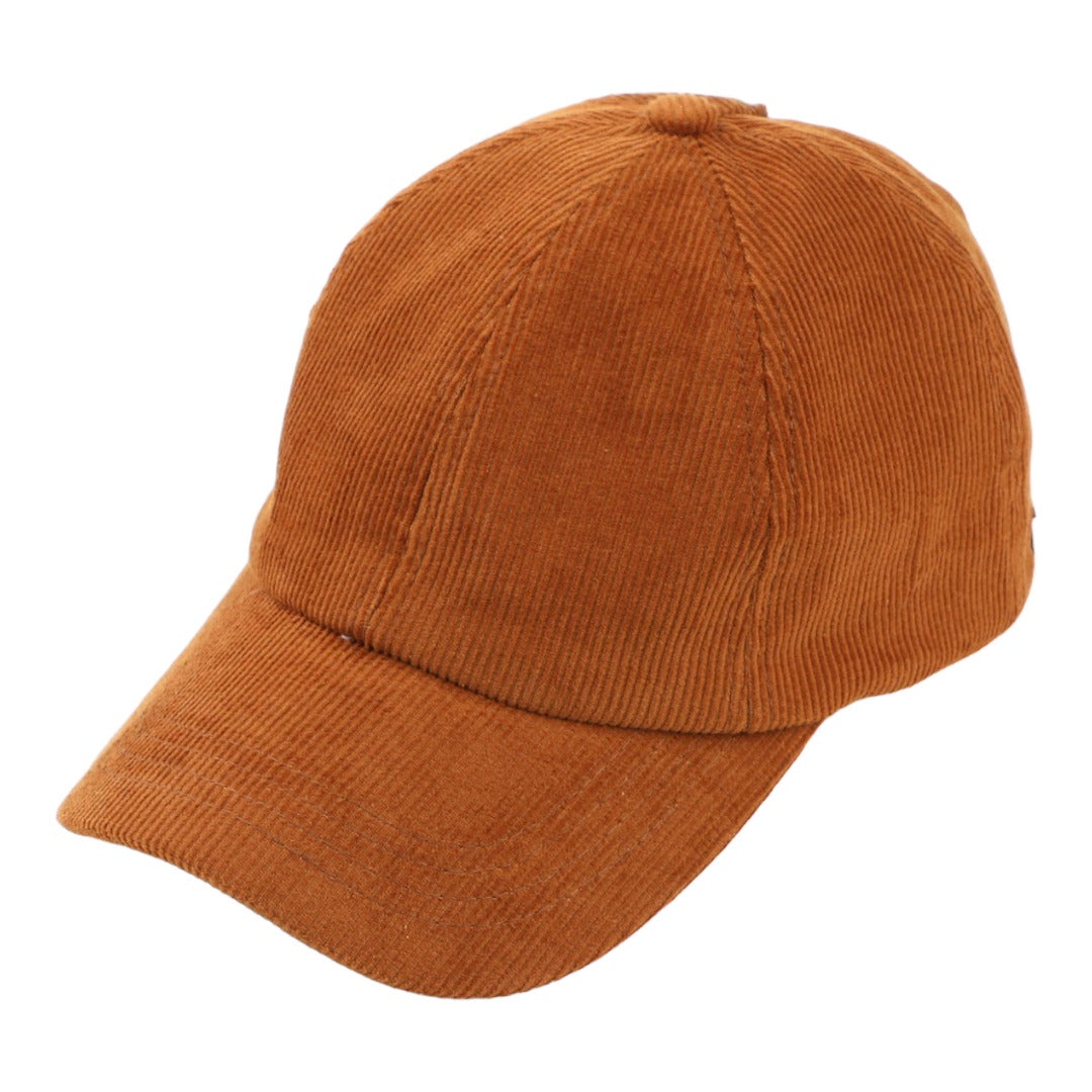 C.C Corduroy Criss-Cross Baseball Hat