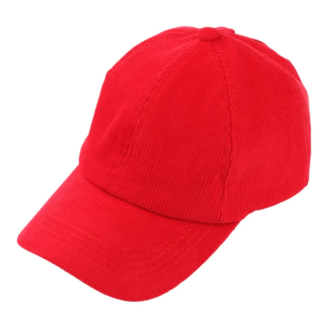 C.C Corduroy Criss-Cross Baseball Hat