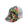 Tropical Print Criss-Cross Trucker Cap for Women dad  hat