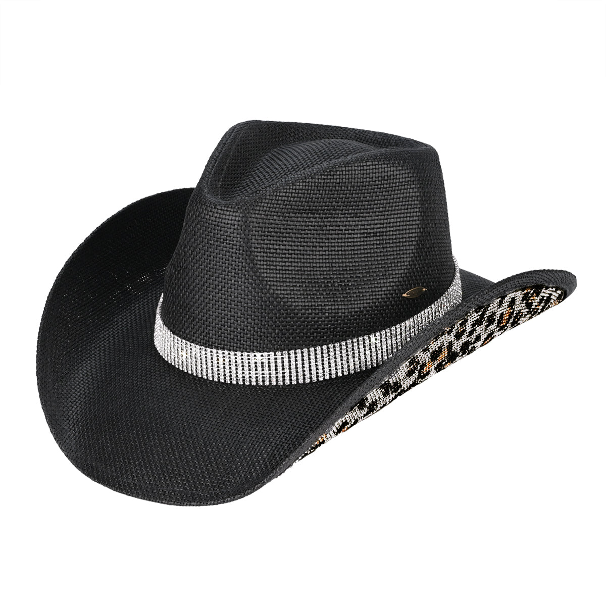C.C Leopard Rhinestone Cowboy Hat – Wild & Sparkly Western Hat