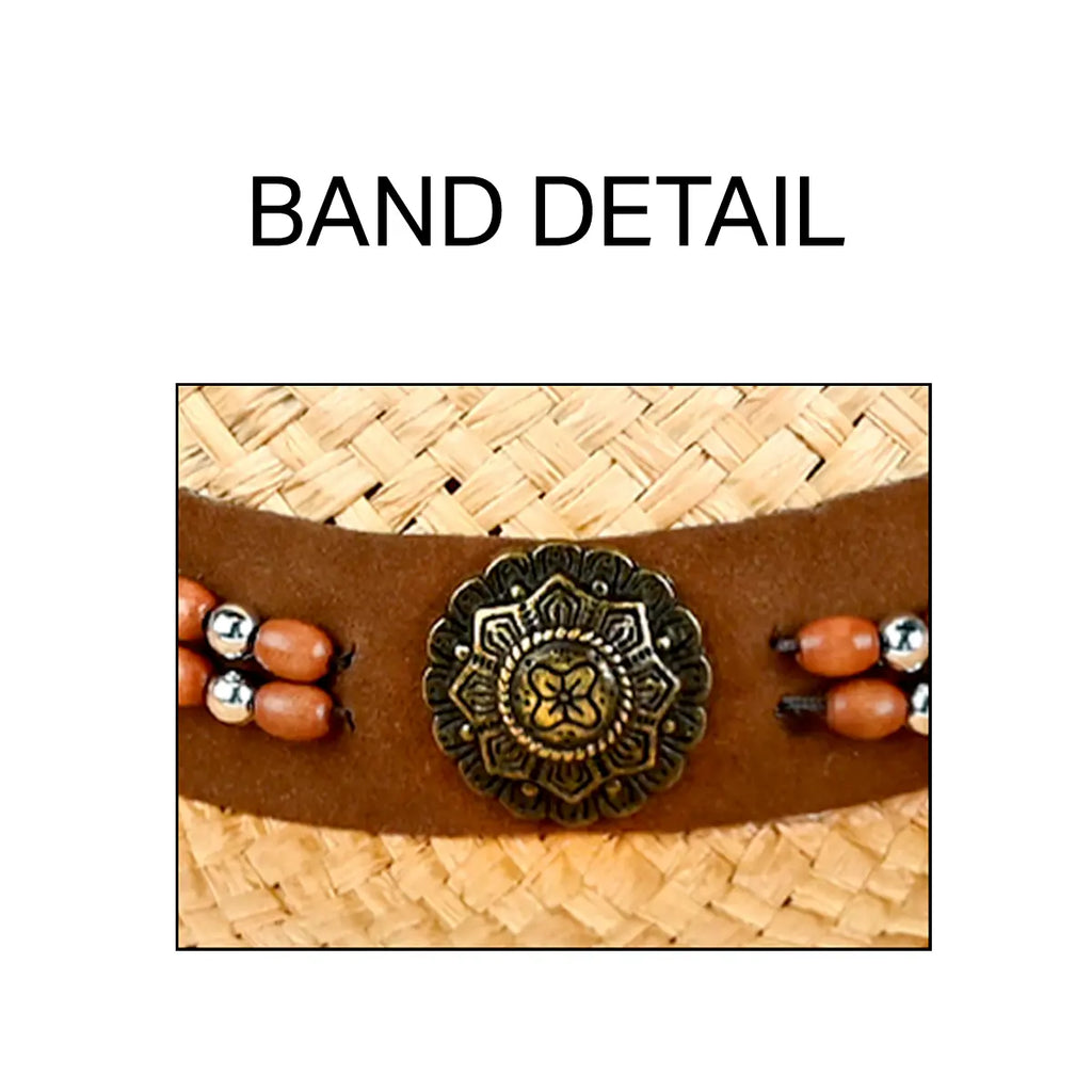 C.C Raffia Cowboy Hat