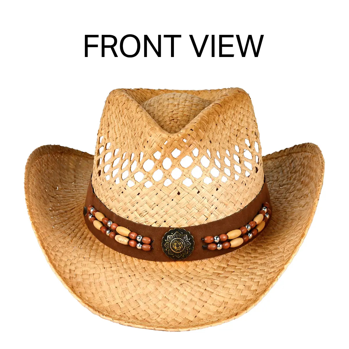 C.C Raffia Cowboy Hat