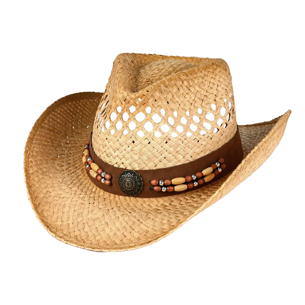 C.C Raffia Cowboy Hat