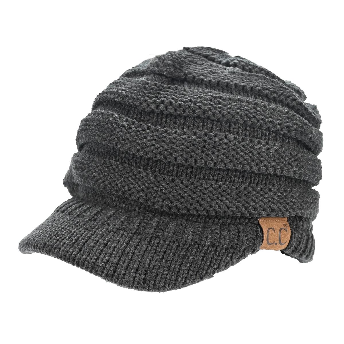 C.C Criss-Cross Knitted Brim Hat
