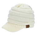 C.C Criss-Cross Knitted Brim Hat
