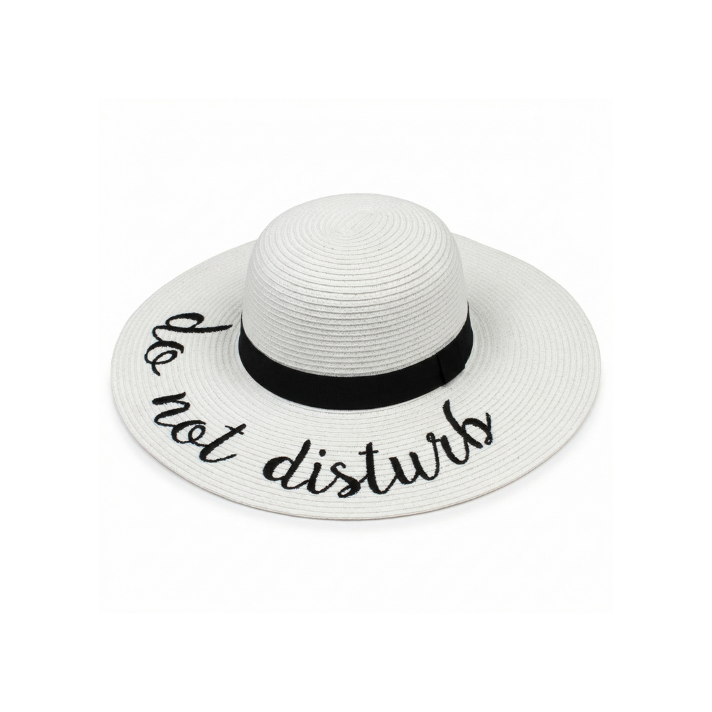 Do Not Disturb Summer Brim Hat