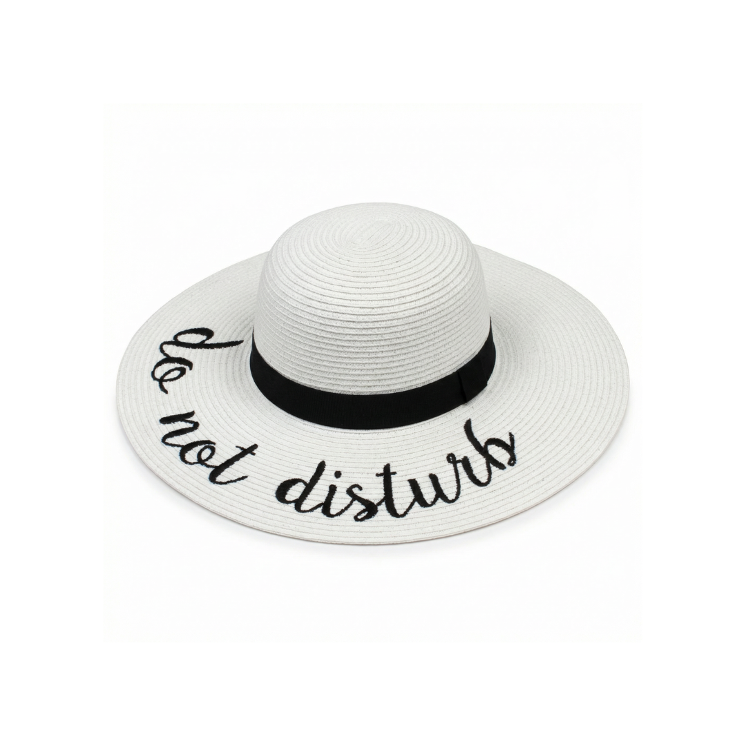 Do Not Disturb Summer Brim Hat