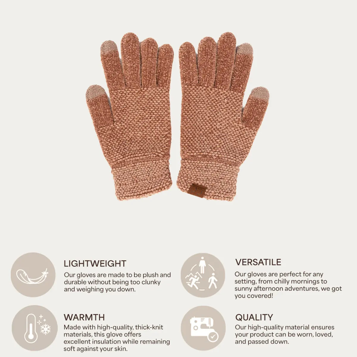 C.C Chenille Gloves