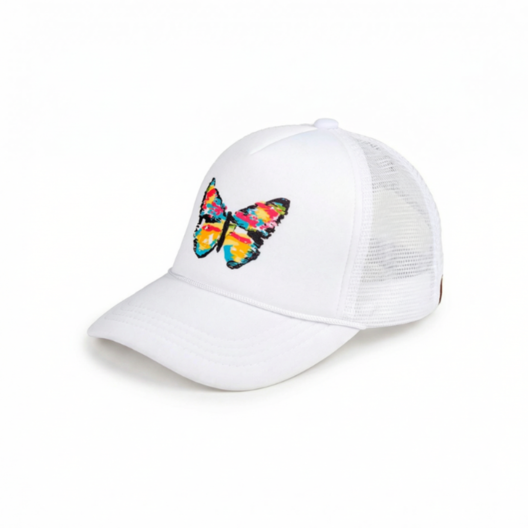Abstract Butterfly Sublimation Trucker Hat