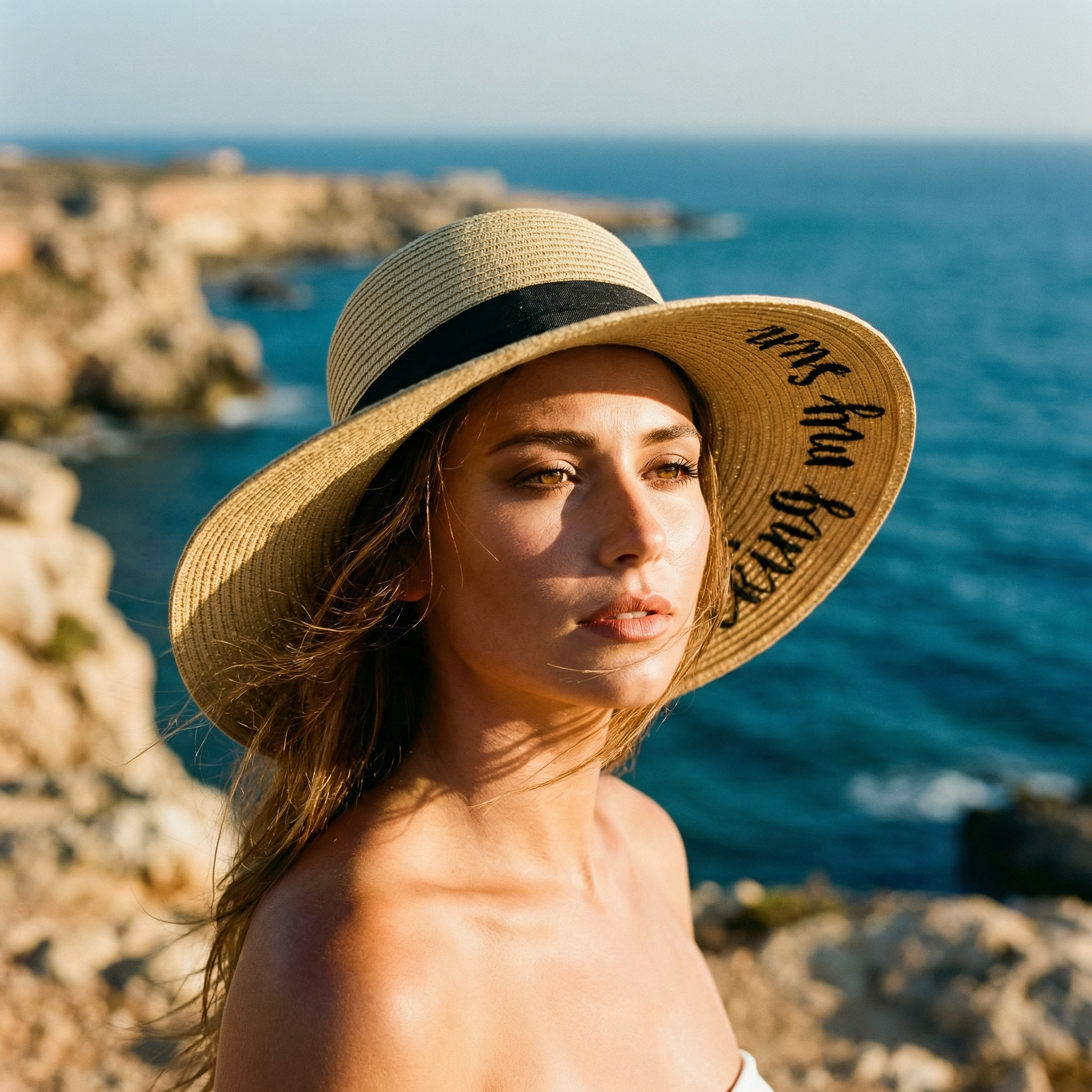 You're Blocking my Sun Shine Summer Brim Hat