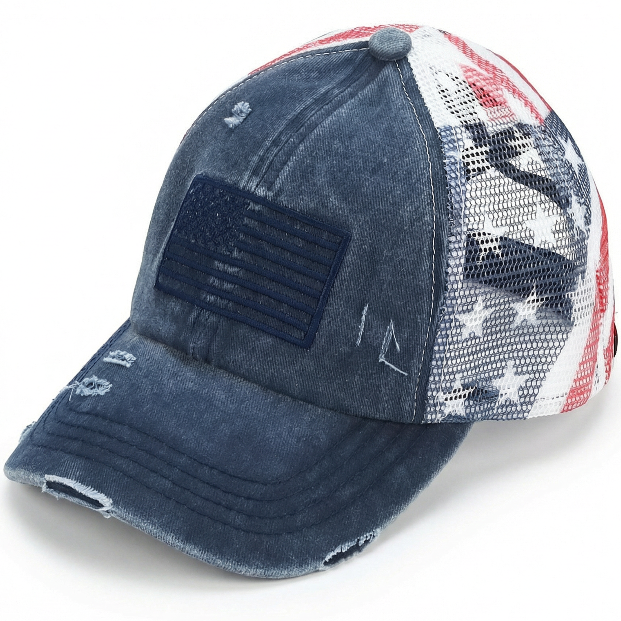 Patriotic Cotton Adjustable Women’s Baseball Cap