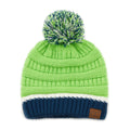 C.C Team Color Ribbed Pom Beanie