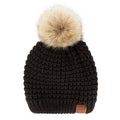 C.C Waffle Knit Pom Beanie