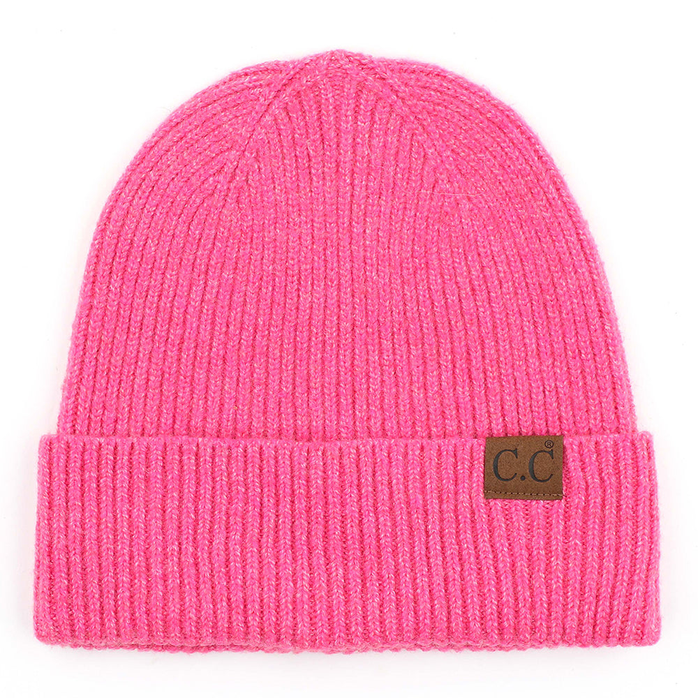 C.C Soft Recycled Yarn Cuff Beanie