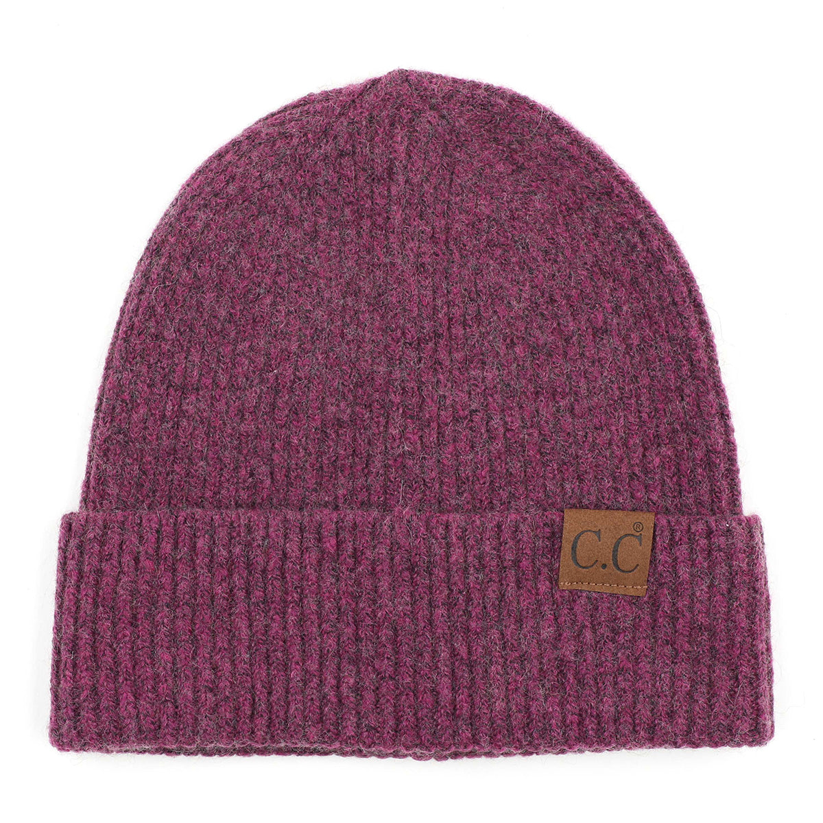 C.C Soft Recycled Yarn Cuff Beanie