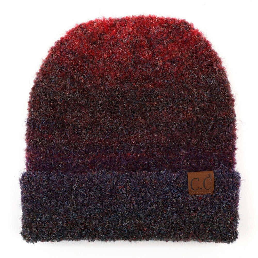 C.C Recycled Ombre Slouchy Cuff Beanie