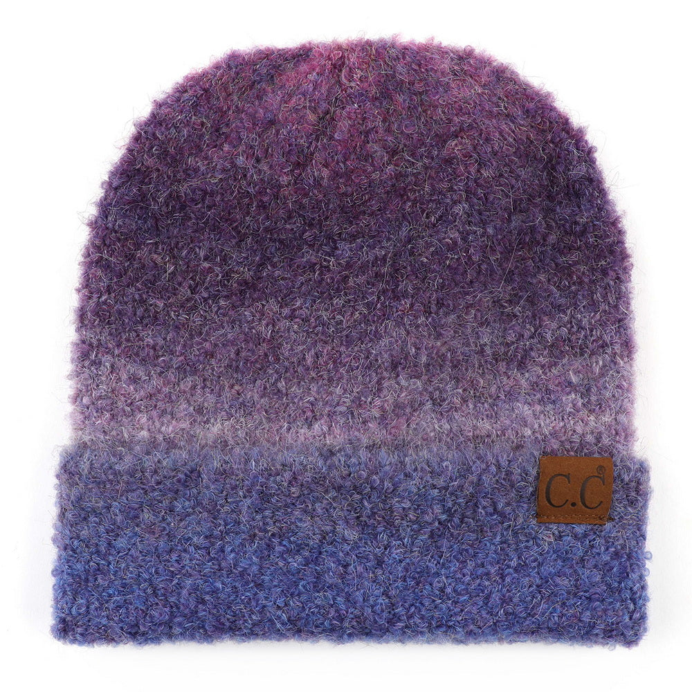 C.C Recycled Ombre Slouchy Cuff Beanie