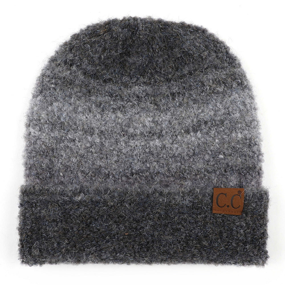 C.C Recycled Ombre Slouchy Cuff Beanie