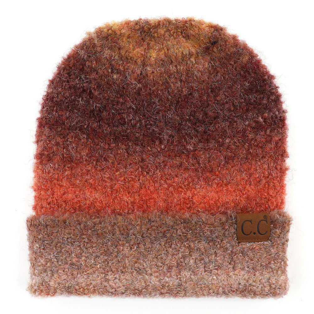 C.C Recycled Ombre Slouchy Cuff Beanie