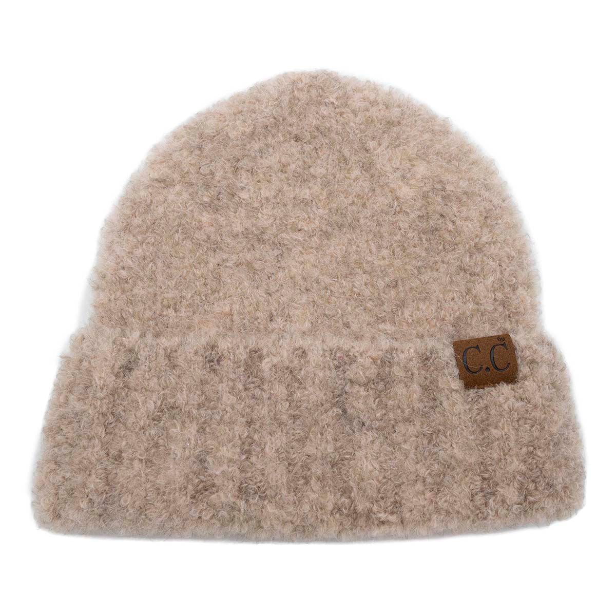 C.C Recycled Bocule Cuff Beanie