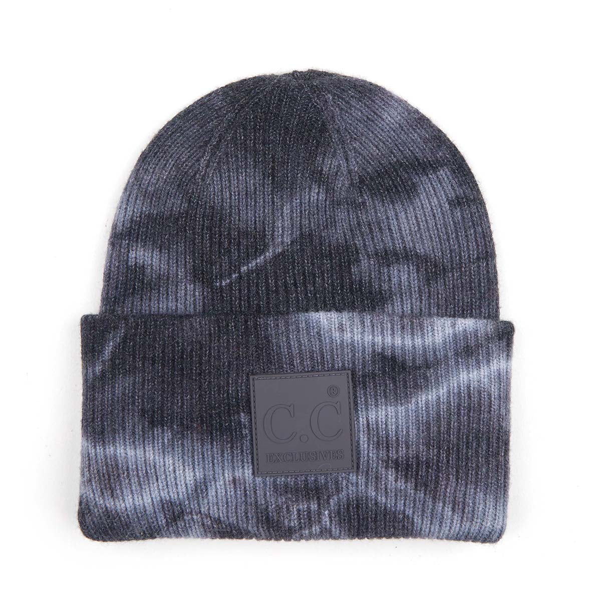 C.C Tie Dye Rubber Patch Beanie
