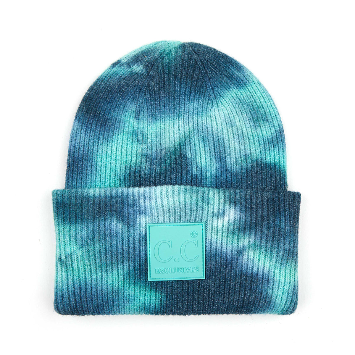 C.C Tie Dye Rubber Patch Beanie
