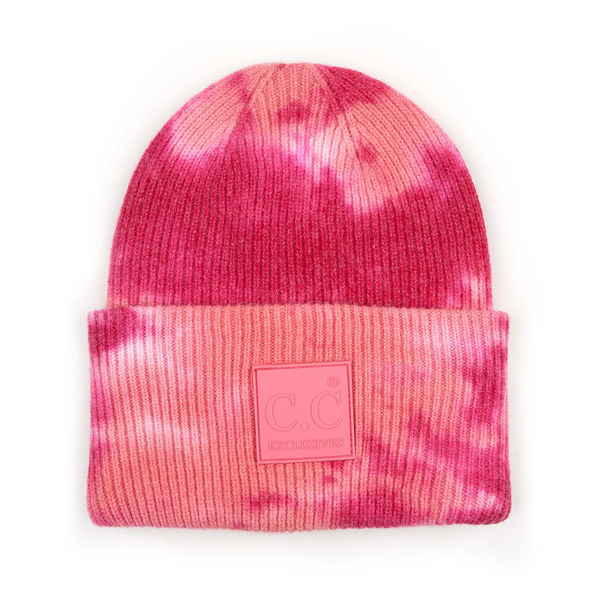 C.C Tie Dye Rubber Patch Beanie