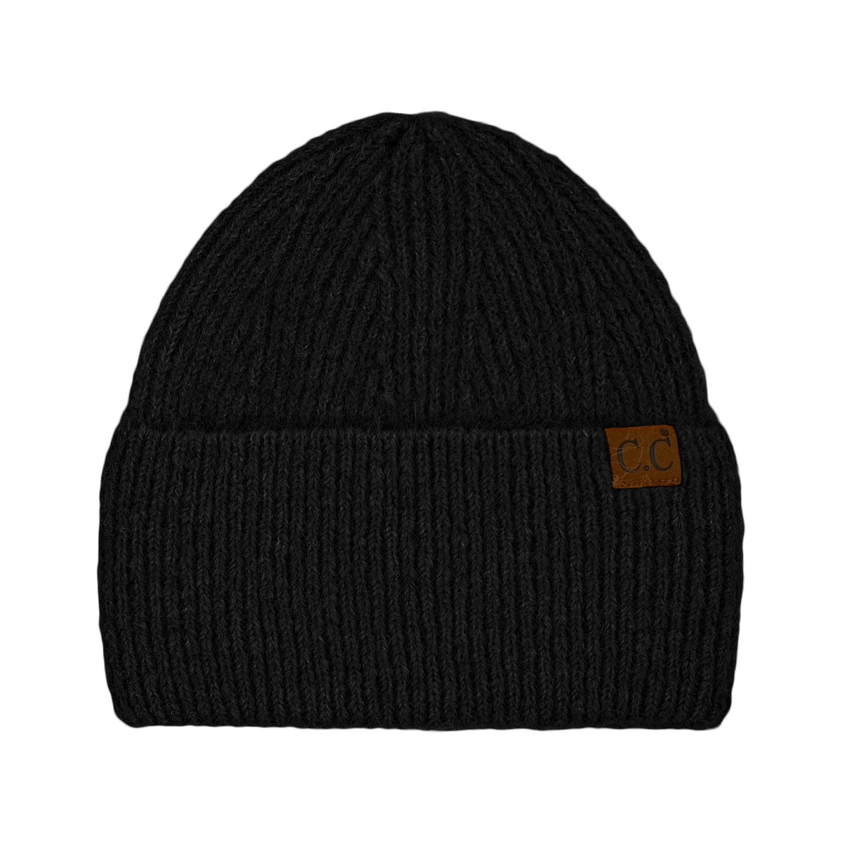 C.C Mohair Feel Wide Cuff Beanie