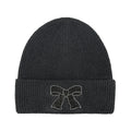 C.C Rhinestone Ribbon Recycled Cuff Beanie