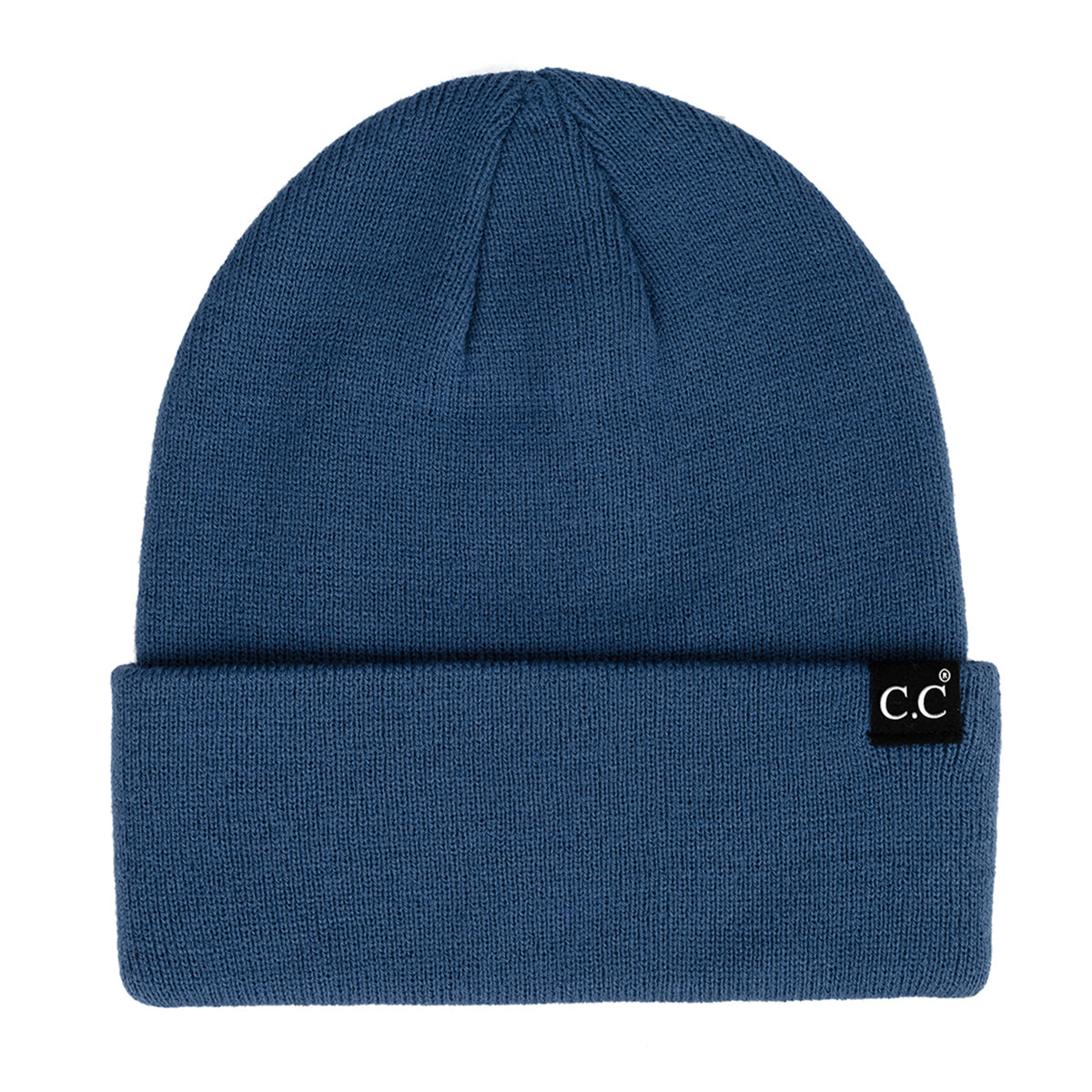 C.C Solid Wide Cuff Beanie