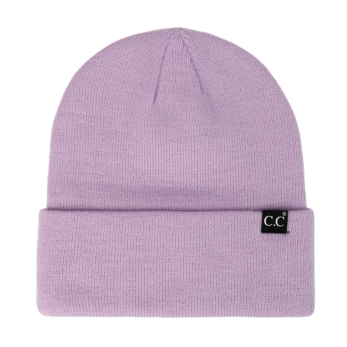 C.C Solid Wide Cuff Beanie