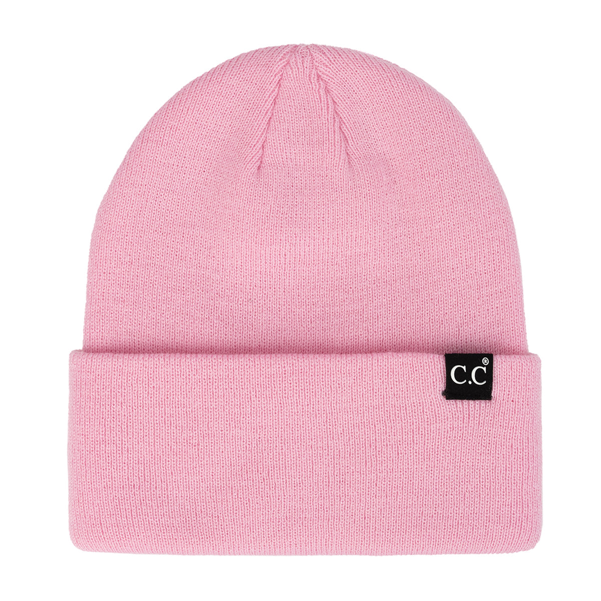 C.C Solid Wide Cuff Beanie