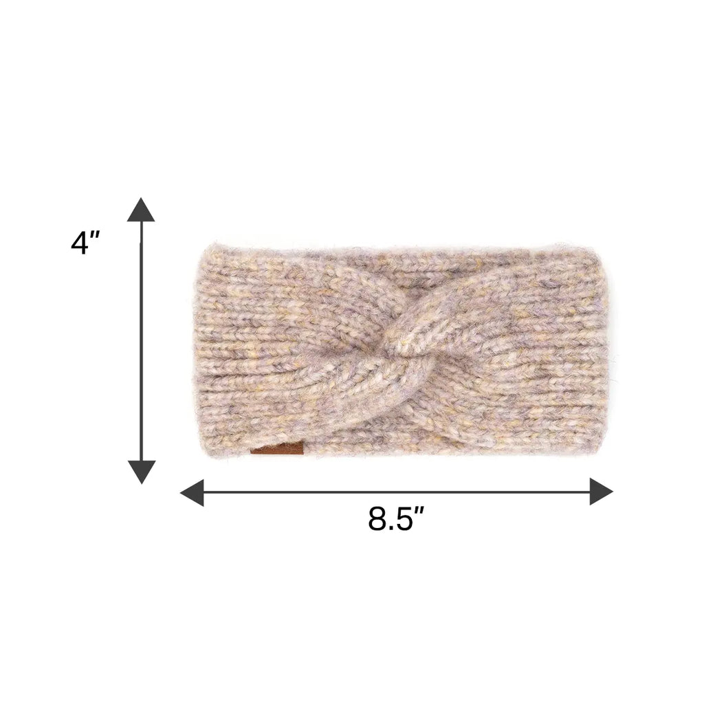 C.C Classic Ribbed Knit Headwrap