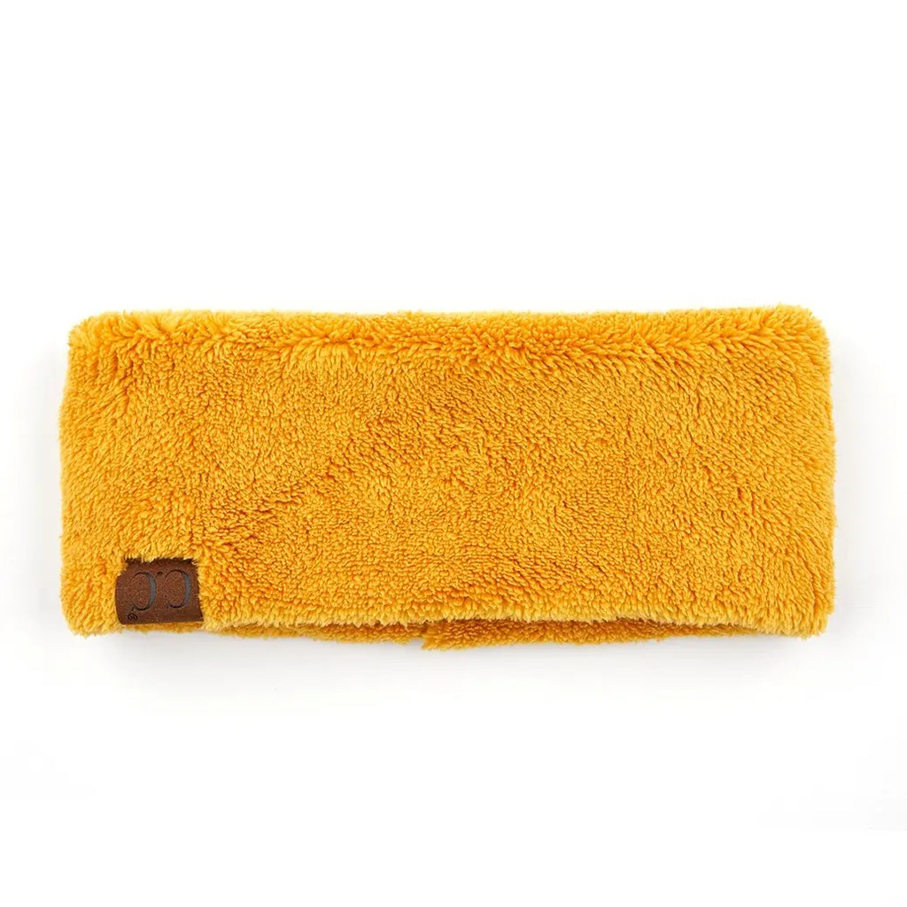 C.C Leopard Fuzzy Lining Headband
