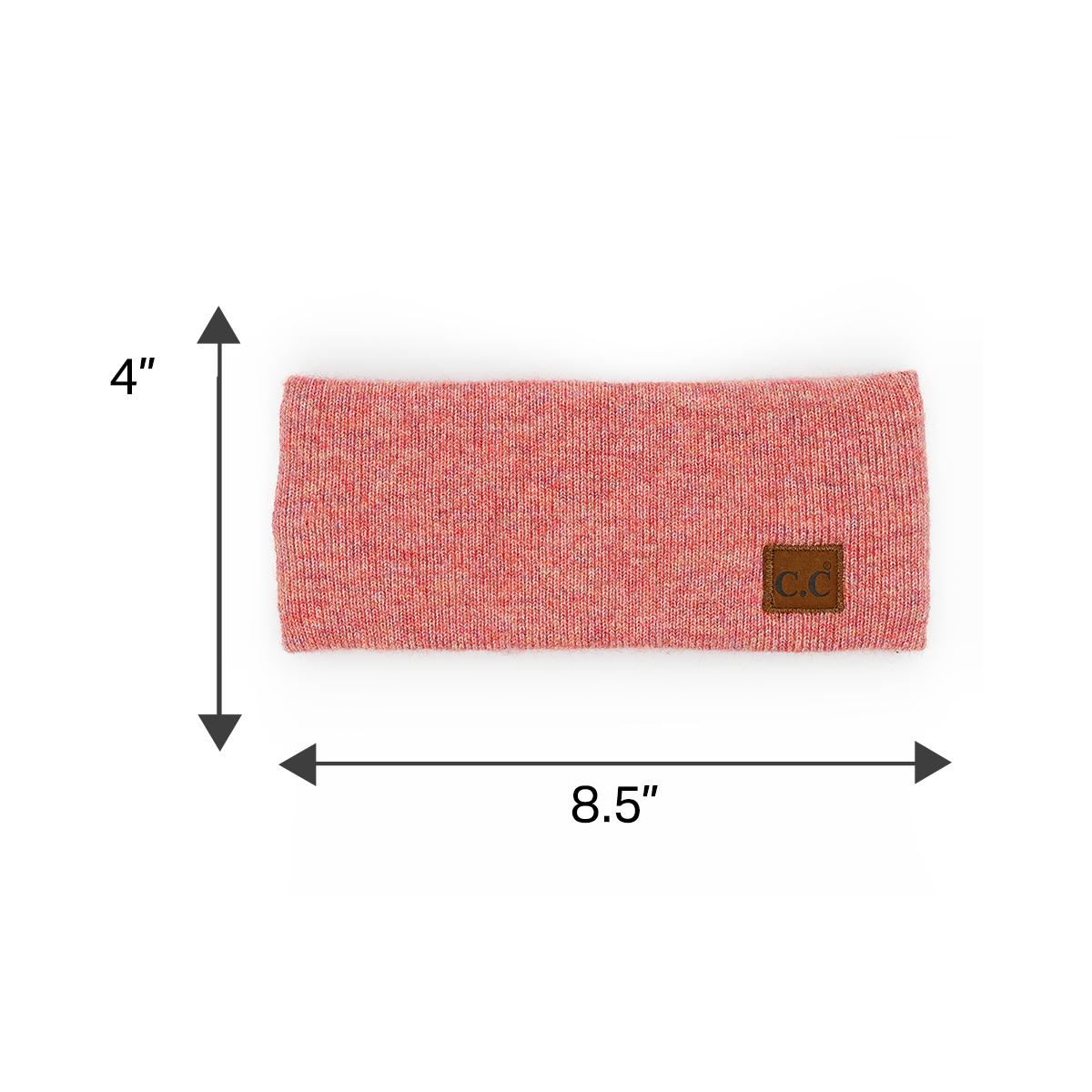 C.C Heather Knit Plain Headwrap for Women