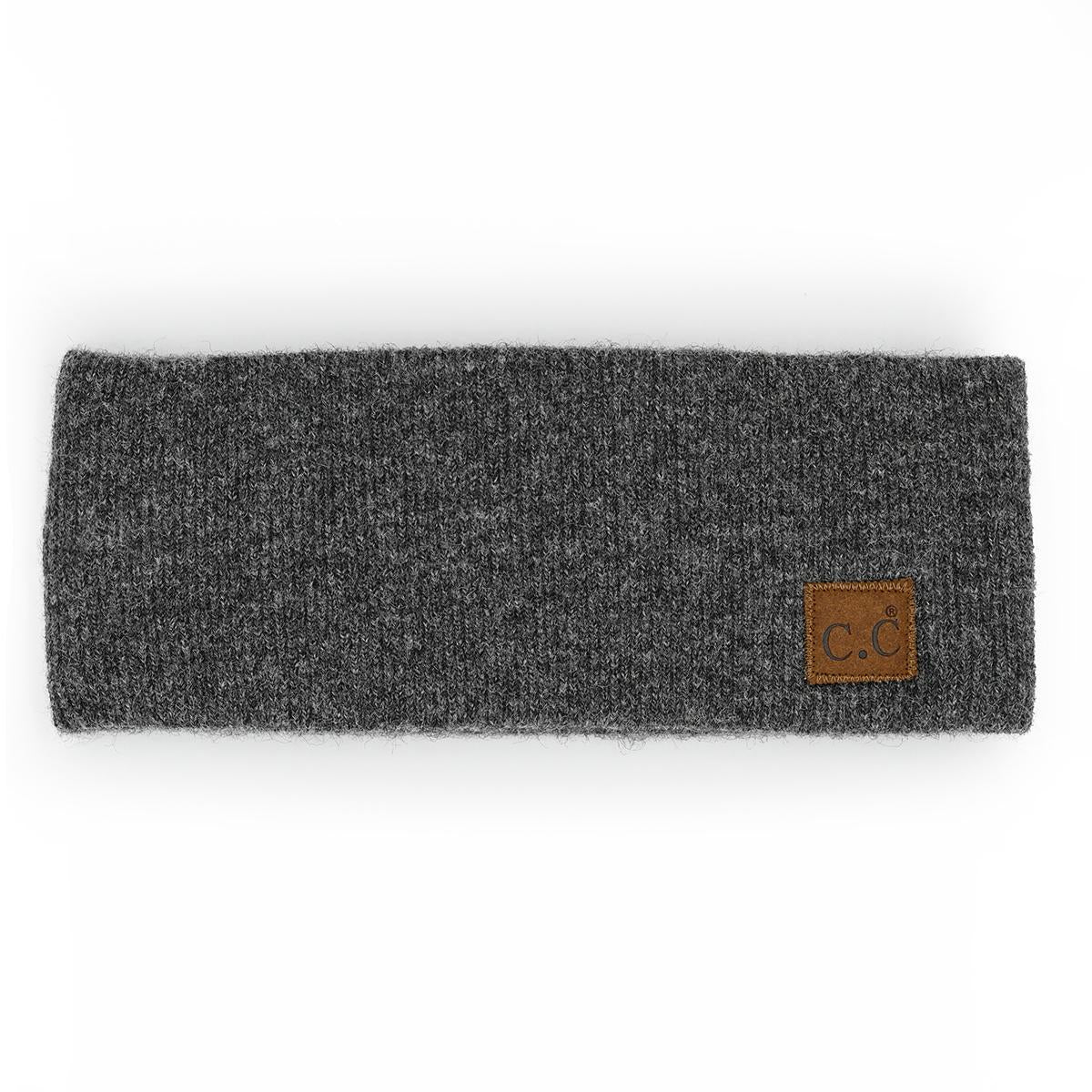 C.C Heather Knit Plain Headwrap for Women
