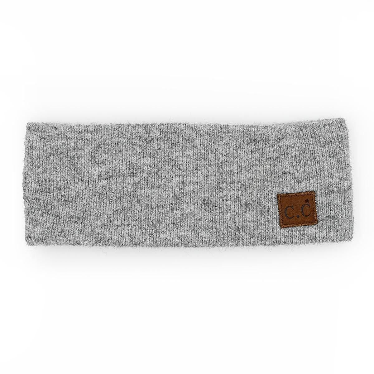 C.C Heather Knit Plain Headwrap for Women