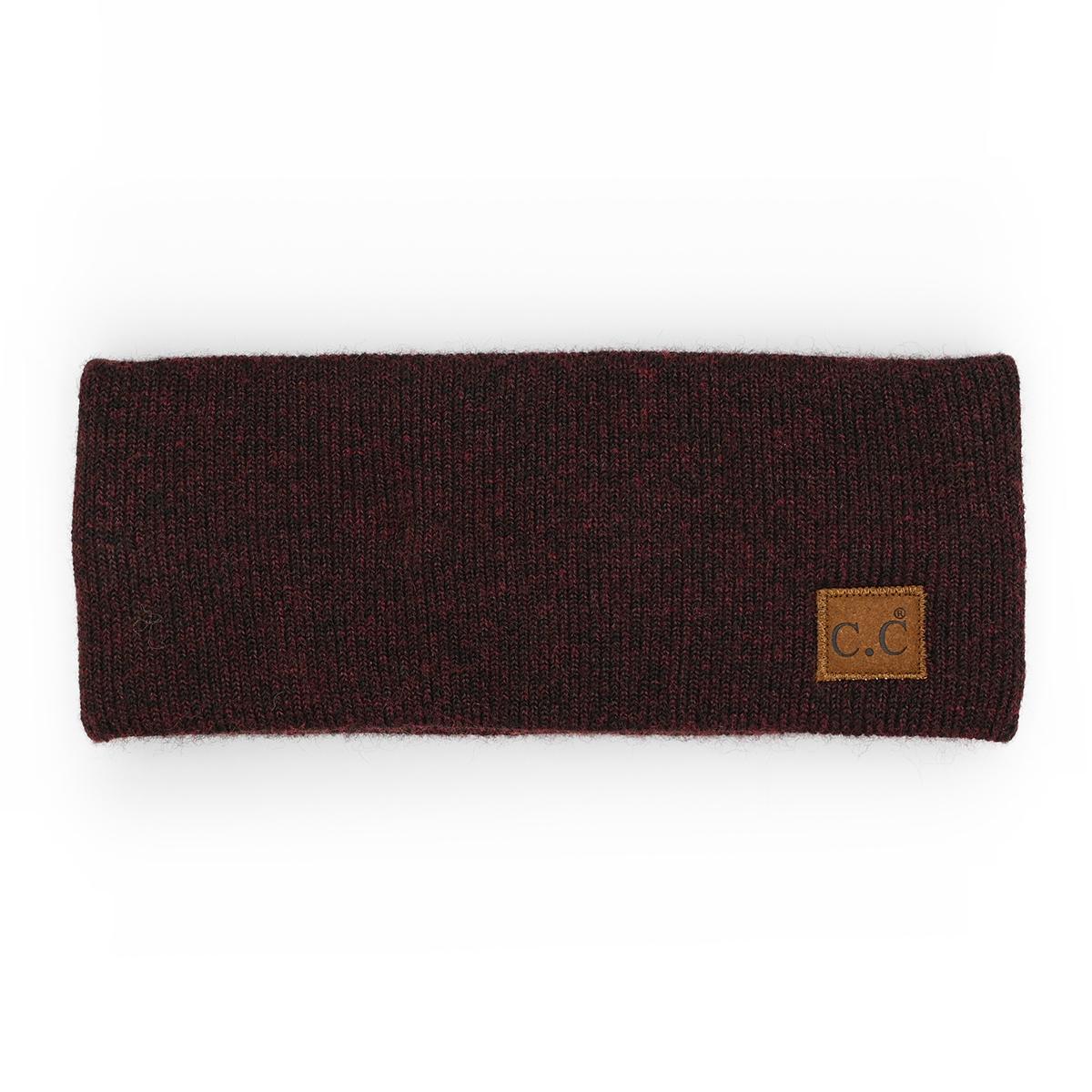 C.C Heather Knit Plain Headwrap for Women