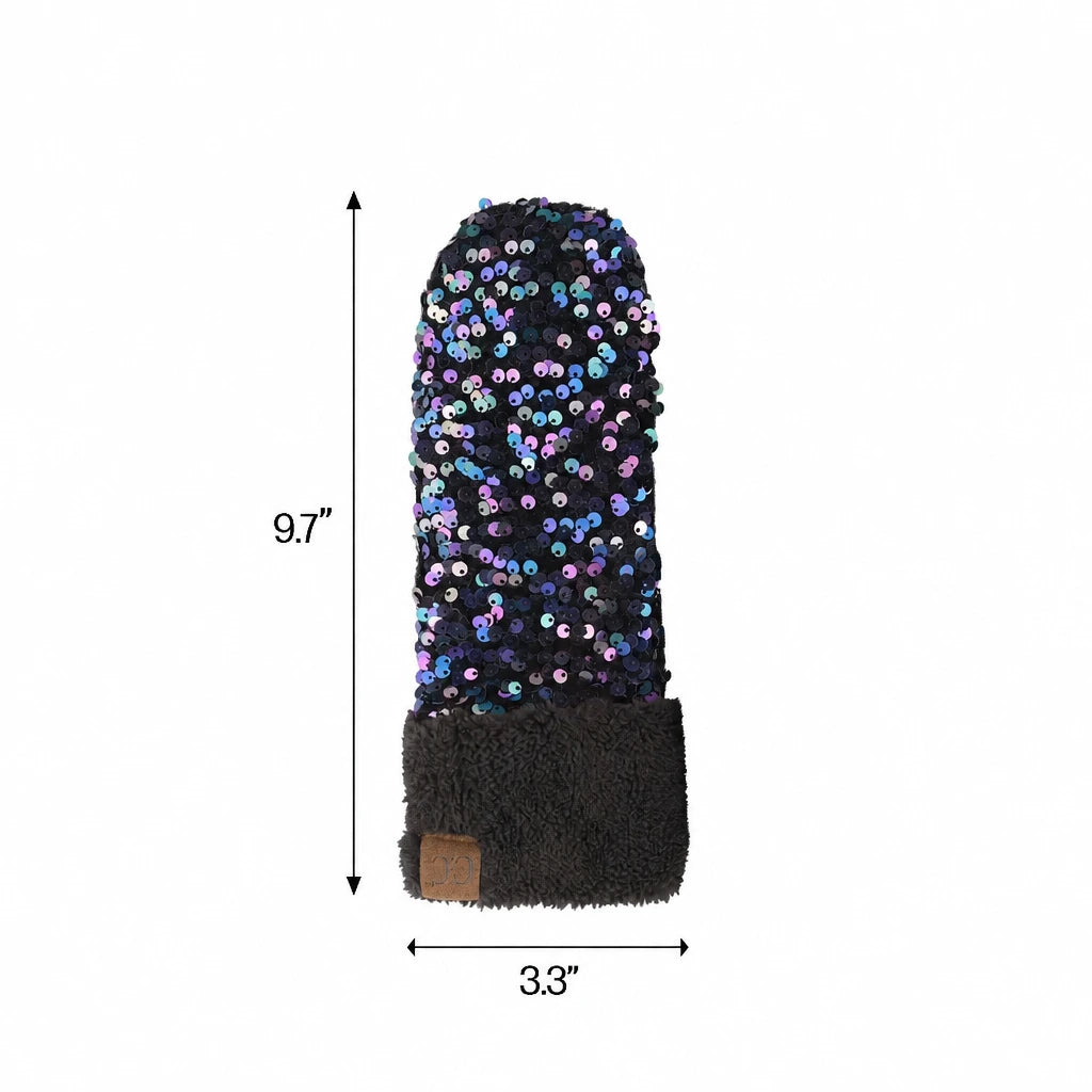 C.C Sequin Mittens
