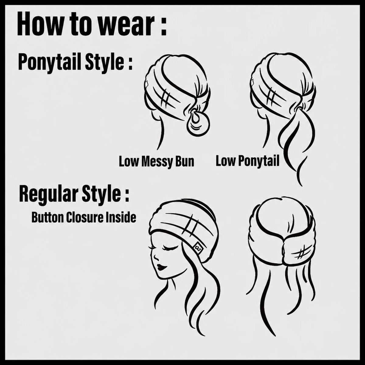 C.C Solid Ribbed Ponytail Headband