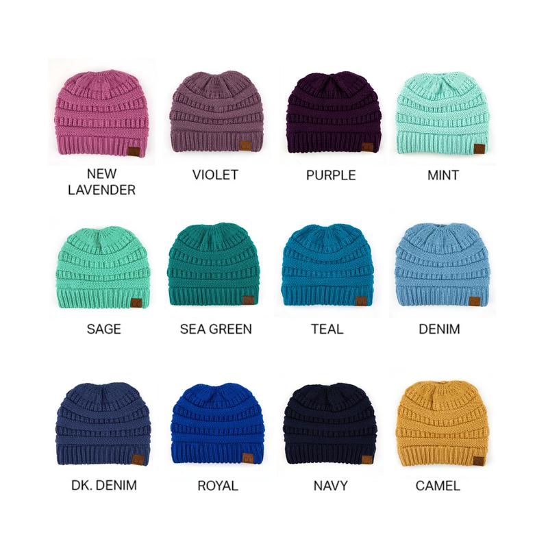 C.C Women's Ponytail Beanie