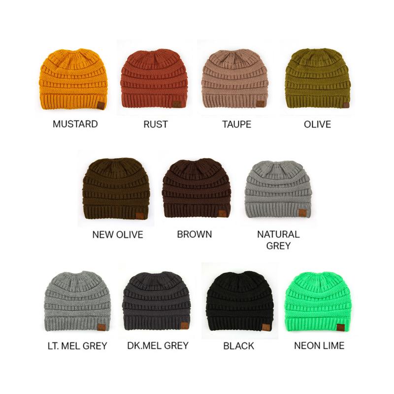 C.C Women's Ponytail Beanie
