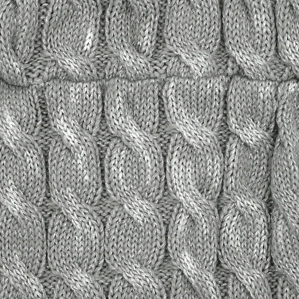 C.C Metallic Cable Knit Infinity Scarf