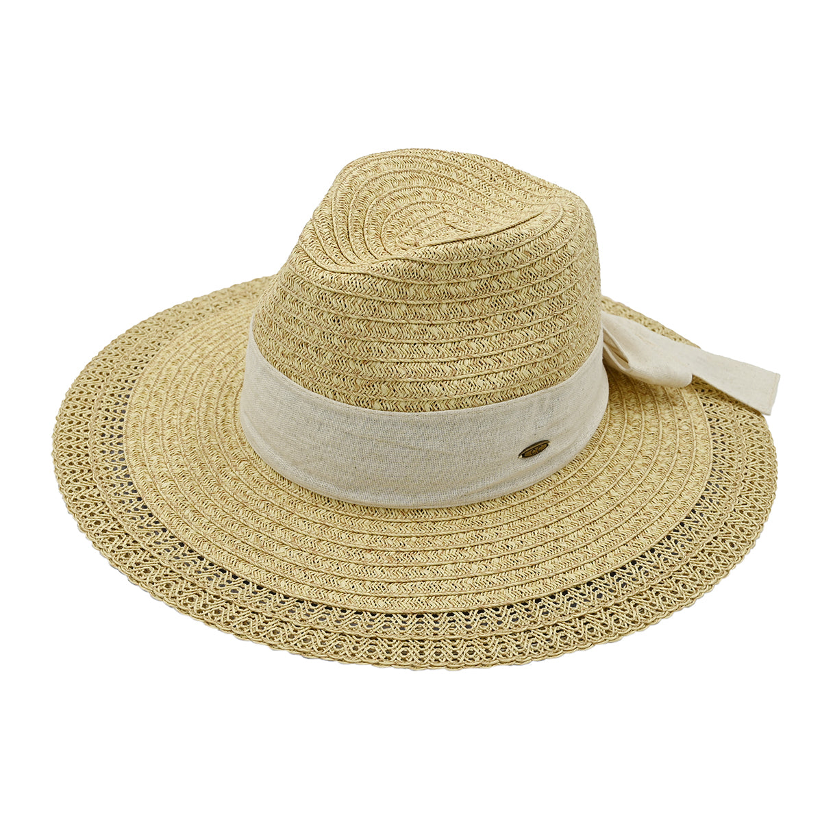 C.C Decorative Pattern Panama Hat